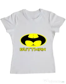 Tricou ADLER dama Buttman Alb