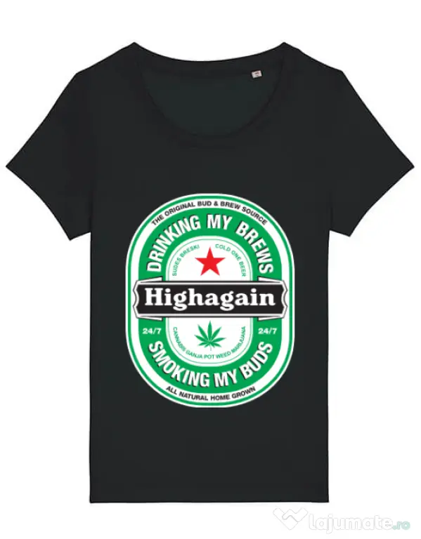 Tricou STANLEY STELLA dama Highagain Negru