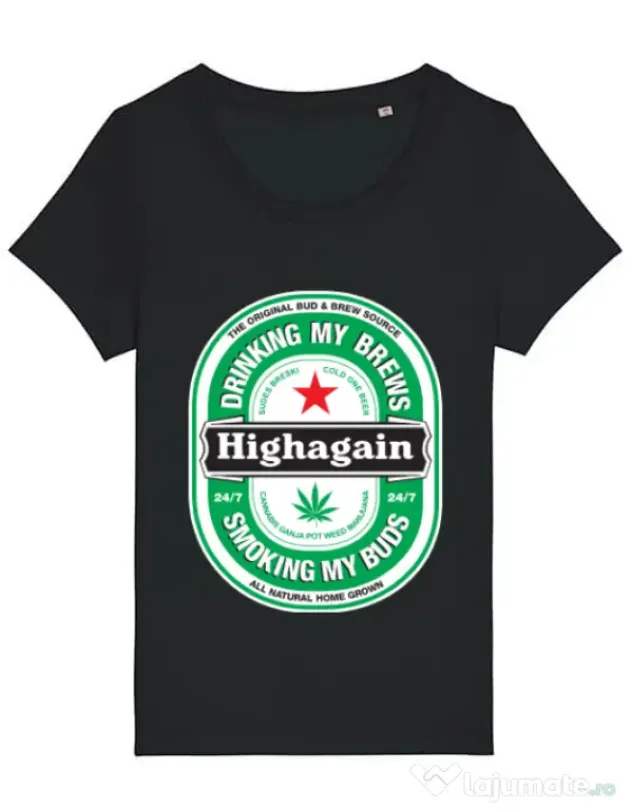 Tricou STANLEY STELLA dama Highagain Negru