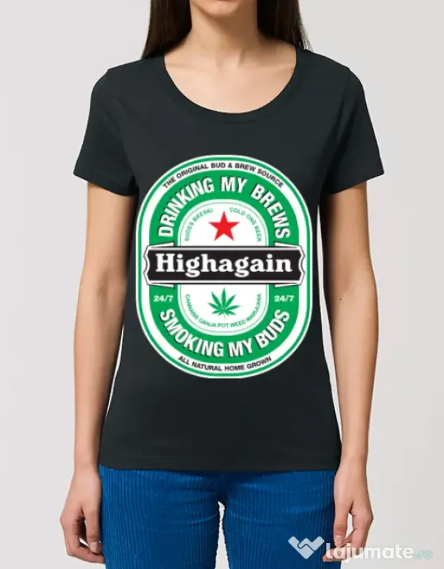 Tricou STANLEY STELLA dama Highagain Negru