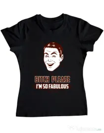 Tricou ADLER dama Fabulous Negru