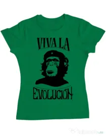 Tricou ADLER dama Viva la evolucion Verde mediu