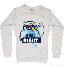 Bluza ADLER dama Owl right Migdala melanj