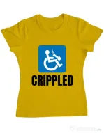 Tricou ADLER dama Crippled Galben