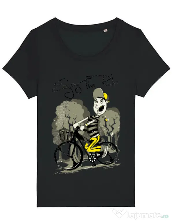 Tricou STANLEY STELLA dama Enjoy the ride Negru