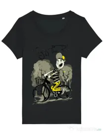 Tricou STANLEY STELLA dama Enjoy the ride Negru