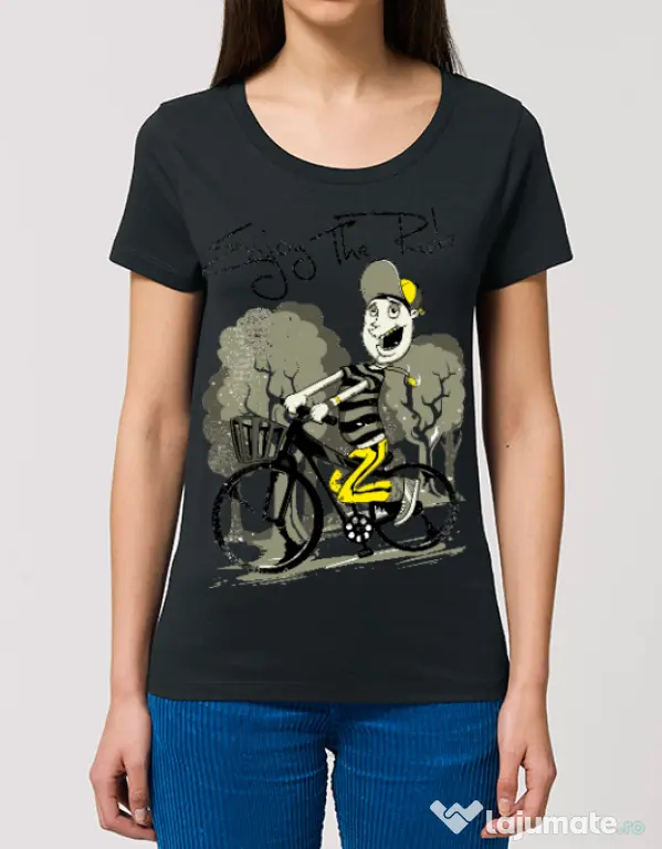 Tricou STANLEY STELLA dama Enjoy the ride Negru