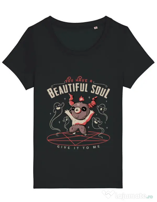 Tricou STANLEY STELLA dama Beautiful soul Negru