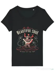 Tricou STANLEY STELLA dama Beautiful soul Negru