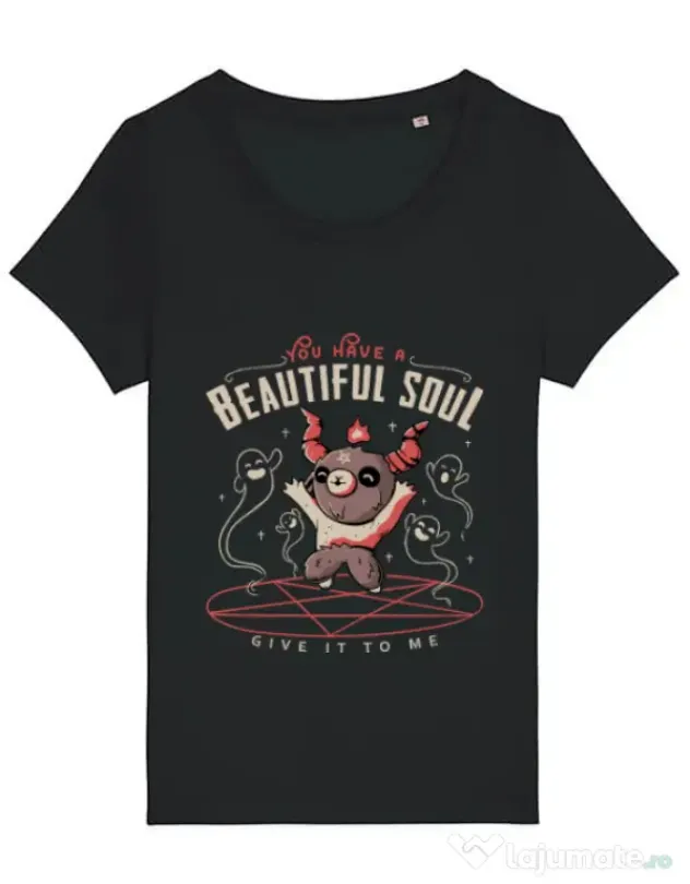 Tricou STANLEY STELLA dama Beautiful soul Negru