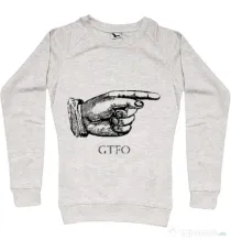 Bluza ADLER dama GTFO Migdala melanj