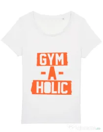 Tricou STANLEY STELLA dama Gymaholic Alb