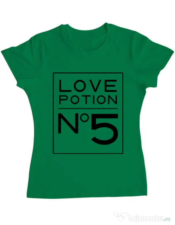 Tricou ADLER dama Love potion Verde mediu