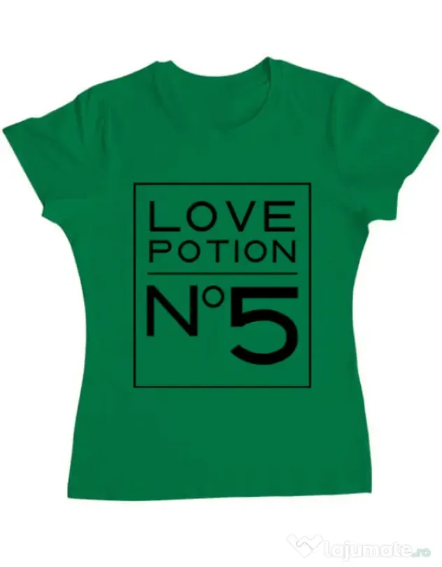 Tricou ADLER dama Love potion Verde mediu