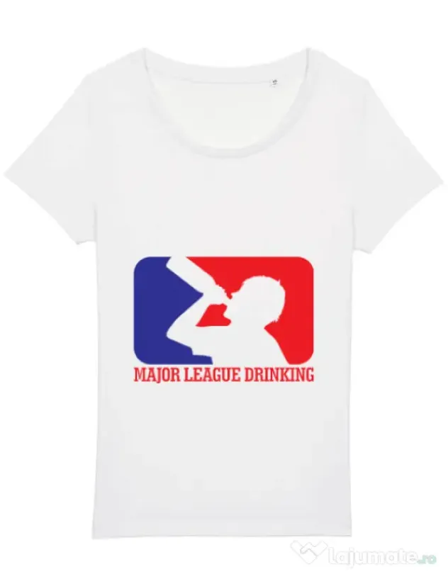 Tricou STANLEY STELLA dama Major league Alb