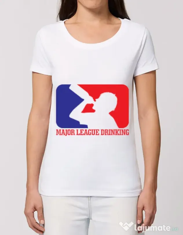 Tricou STANLEY STELLA dama Major league Alb