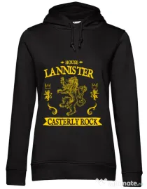 Hoodie dama cu gluga House Lannister Negru
