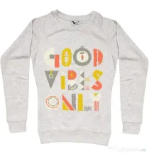 Bluza ADLER dama Good vibes only Migdala melanj