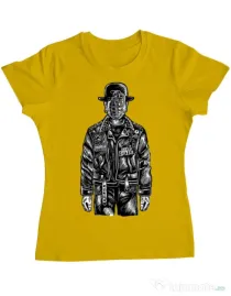 Tricou ADLER dama The son of grenade Galben
