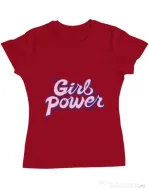 Tricou ADLER dama Girl power Rosu