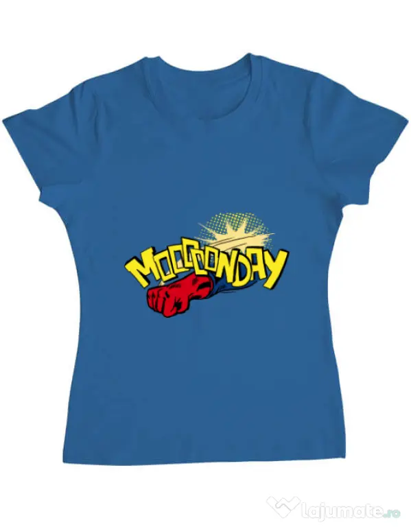 Tricou ADLER dama Mooonday Albastru azuriu