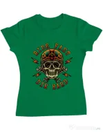 Tricou ADLER dama Bad rider Verde mediu
