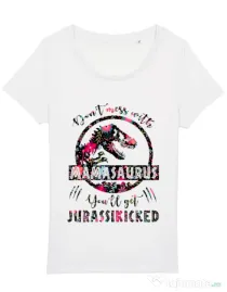 Tricou STANLEY STELLA dama Mamasaurus Alb