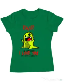 Tricou ADLER dama Rawr Verde mediu