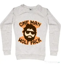 Bluza ADLER dama One man wolf pack Migdala melanj