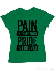 Tricou ADLER dama Pain and pride Verde mediu