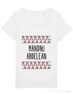 Tricou STANLEY STELLA dama Mandru ardelean Alb