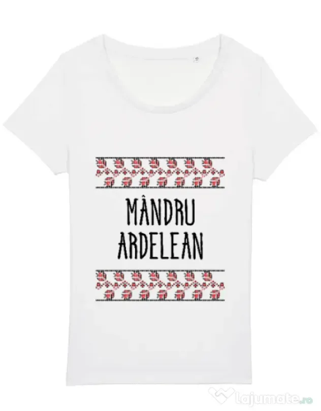 Tricou STANLEY STELLA dama Mandru ardelean Alb