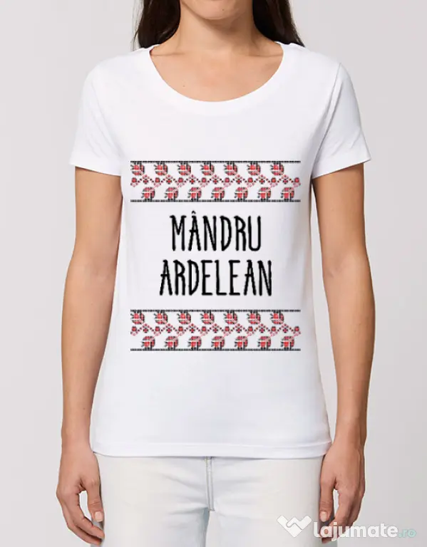 Tricou STANLEY STELLA dama Mandru ardelean Alb