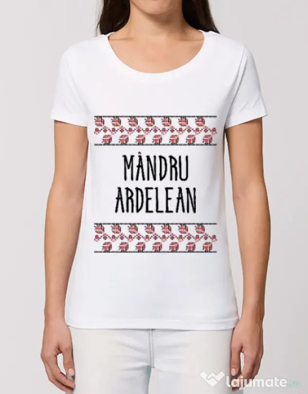 Tricou STANLEY STELLA dama Mandru ardelean Alb