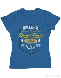 Tricou ADLER dama Drumul taberei Albastru azuriu