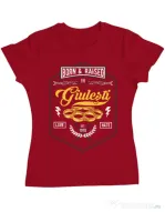 Tricou ADLER dama Giulesti Rosu