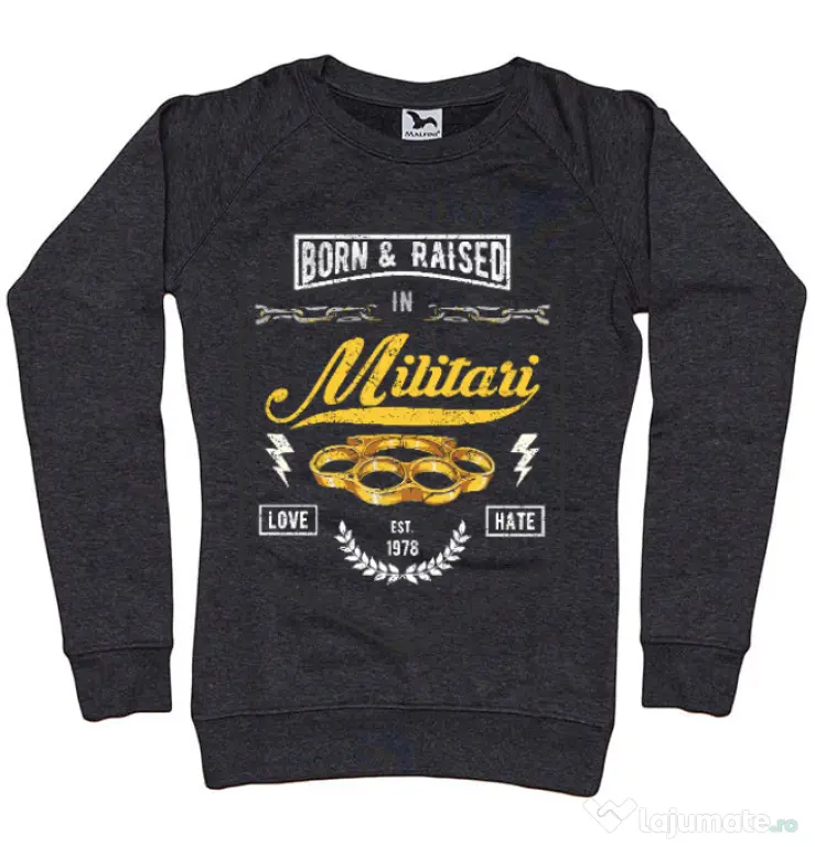 Bluza ADLER dama Militari Negru melanj