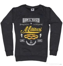 Bluza ADLER dama Militari Negru melanj