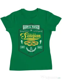 Tricou ADLER dama Salajan Verde mediu