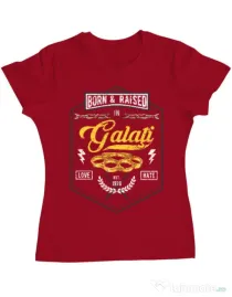 Tricou ADLER dama Galati Rosu
