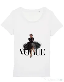 Tricou STANLEY STELLA dama Little black tutu Alb