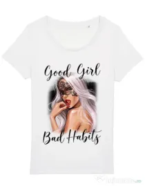 Tricou STANLEY STELLA dama Mistress Alb
