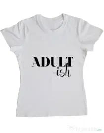 Tricou ADLER dama Adultish Alb