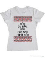 Tricou ADLER dama Rau cu rau Alb