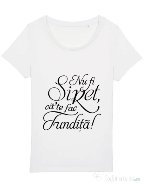 Tricou STANLEY STELLA dama Nu fi siret Alb