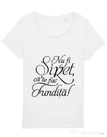 Tricou STANLEY STELLA dama Nu fi siret Alb