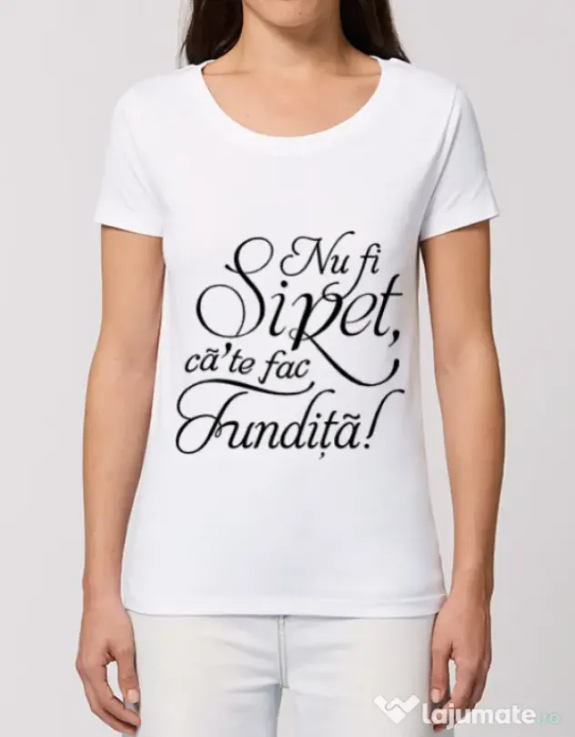 Tricou STANLEY STELLA dama Nu fi siret Alb