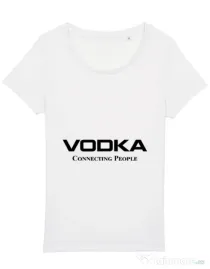 Tricou STANLEY STELLA dama Vodka Alb