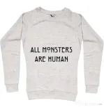 Bluza ADLER dama All monsters are human Migdala melanj