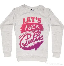 Bluza ADLER dama Let's fuck in public Migdala melanj